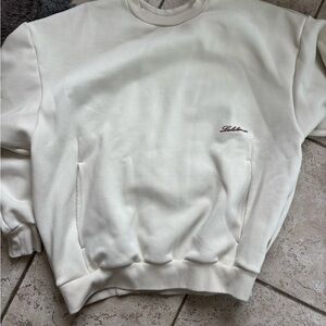 Lululemon Cream Soft crew sweatshirt hidden pockets